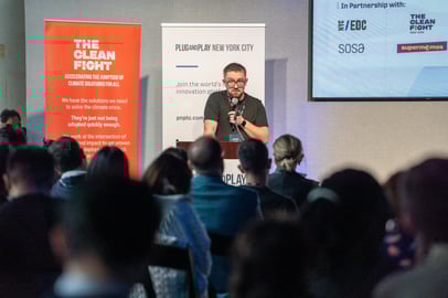 CTHINGS.CO's CEO Arnold Wierzejski presenting at Plug and Play NYC Launch Event