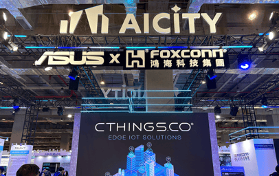 CTHINGS.CO at AI City Pavilion - ASUS x Foxconn - Smart City Summit & Expo 2026, Taipei