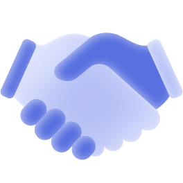 Glass icon - Handshake