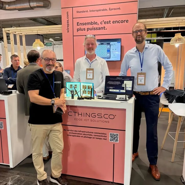 CTHINGS.CO at IBS Paris 2026, showcasing edge orchestration and IoT connectivity solutions at Booth B37 with Wirepas and ecosystem partners.