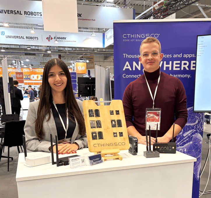 CTHINGS.CO team at Warsaw Industry Week 2025.