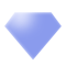 Glass icon (dark) - Diamond