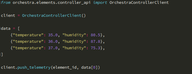 ORC controller API