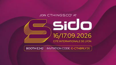 SIDO Lyon, 16-17.09.2026, Booth E242, Invitation code: E-CTHBRLY26
