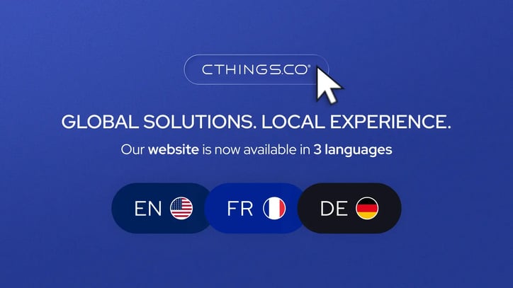 CTHINGS.CO - Global solutions. Local experience. Our website is now available in three languages: English, French, German