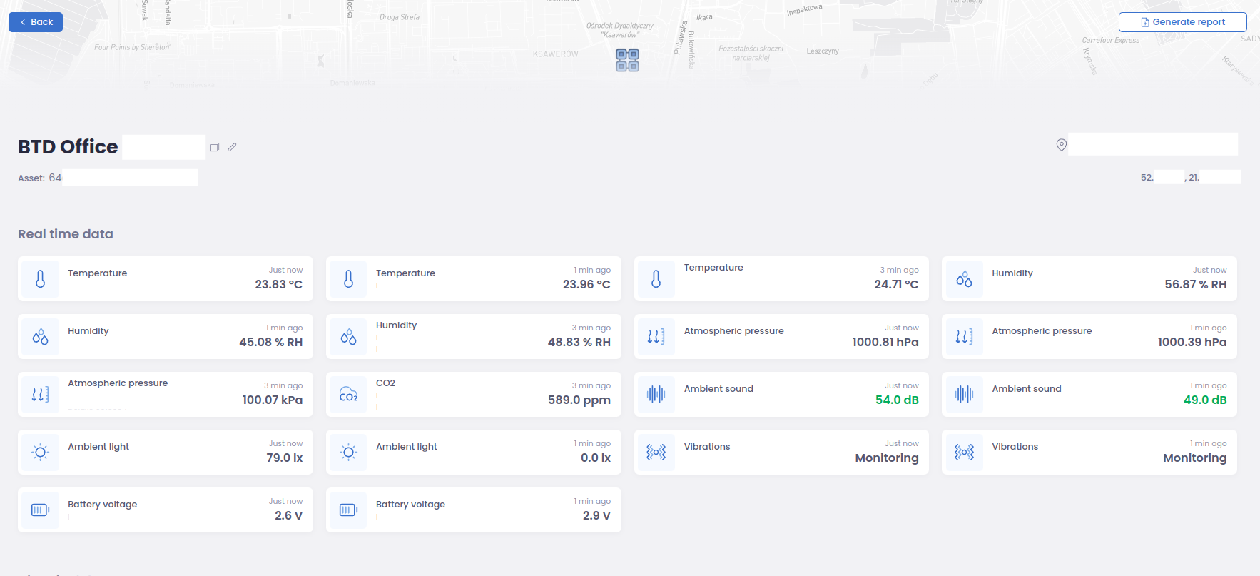 dc real time sensors