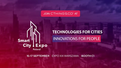 Join CTHINGS.CO at Smart City Expo Poland, 16-17.09.2026, XXI Expo, Warsaw, Hall 4 Booth C1