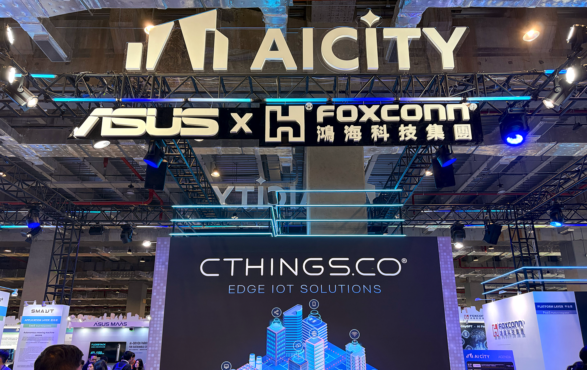 CTHINGS.CO at AI City Pavilion - ASUS x Foxconn - Smart City Summit & Expo 2026, Taipei