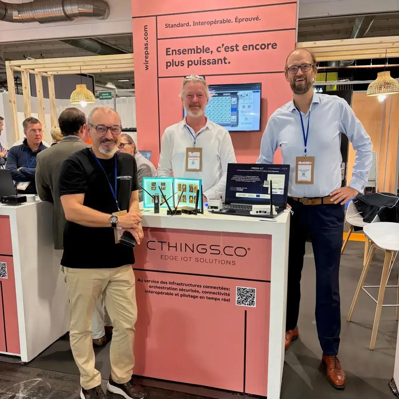 CTHINGS.CO at IBS Paris 2026, showcasing edge orchestration and IoT connectivity solutions at Booth B37 with Wirepas and ecosystem partners.