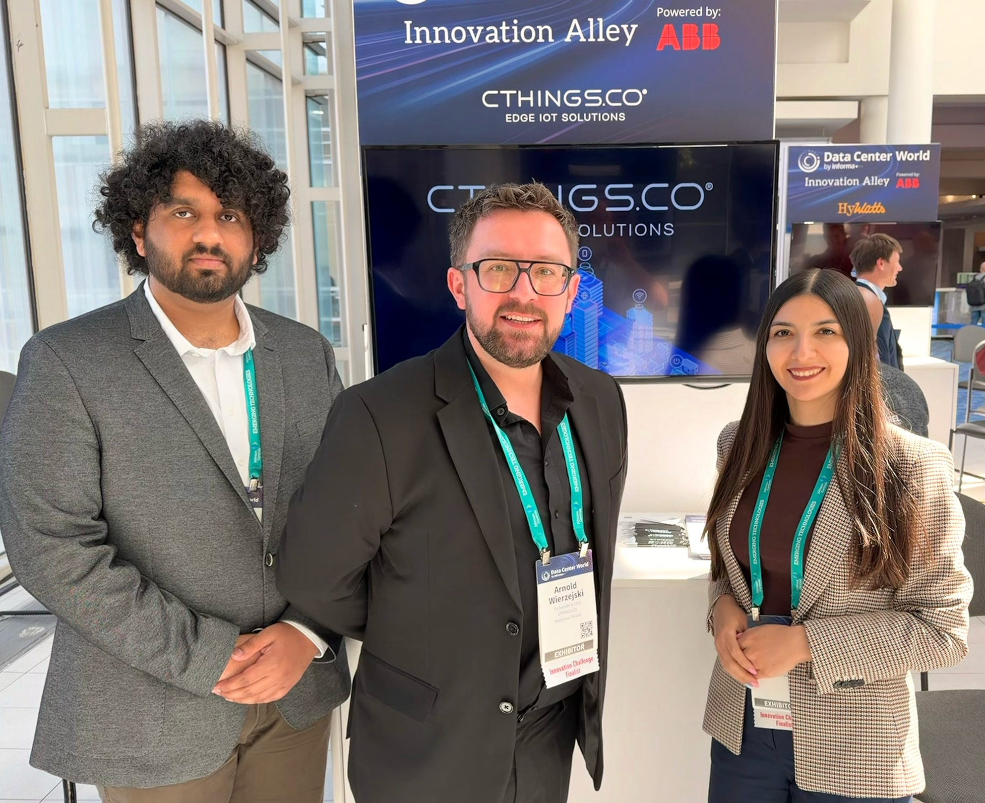 CTHINGS.CO team at Data Center World 2026 - Innovation Alley powered by ABB