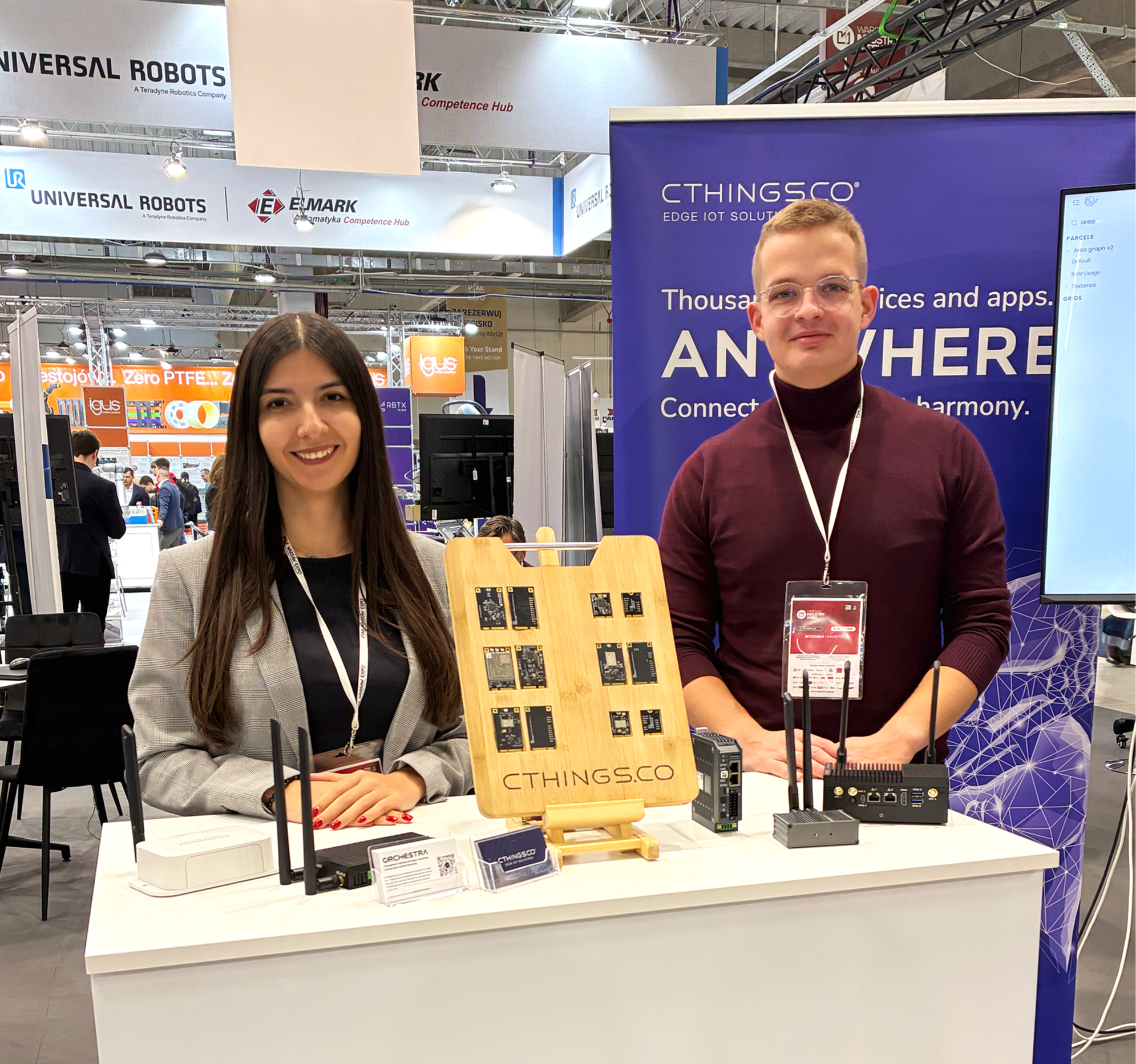 CTHINGS.CO team at Warsaw Industry Week 2025.